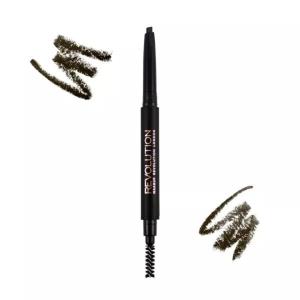 Revolution Duo Brow Pencil (Dark Brown)