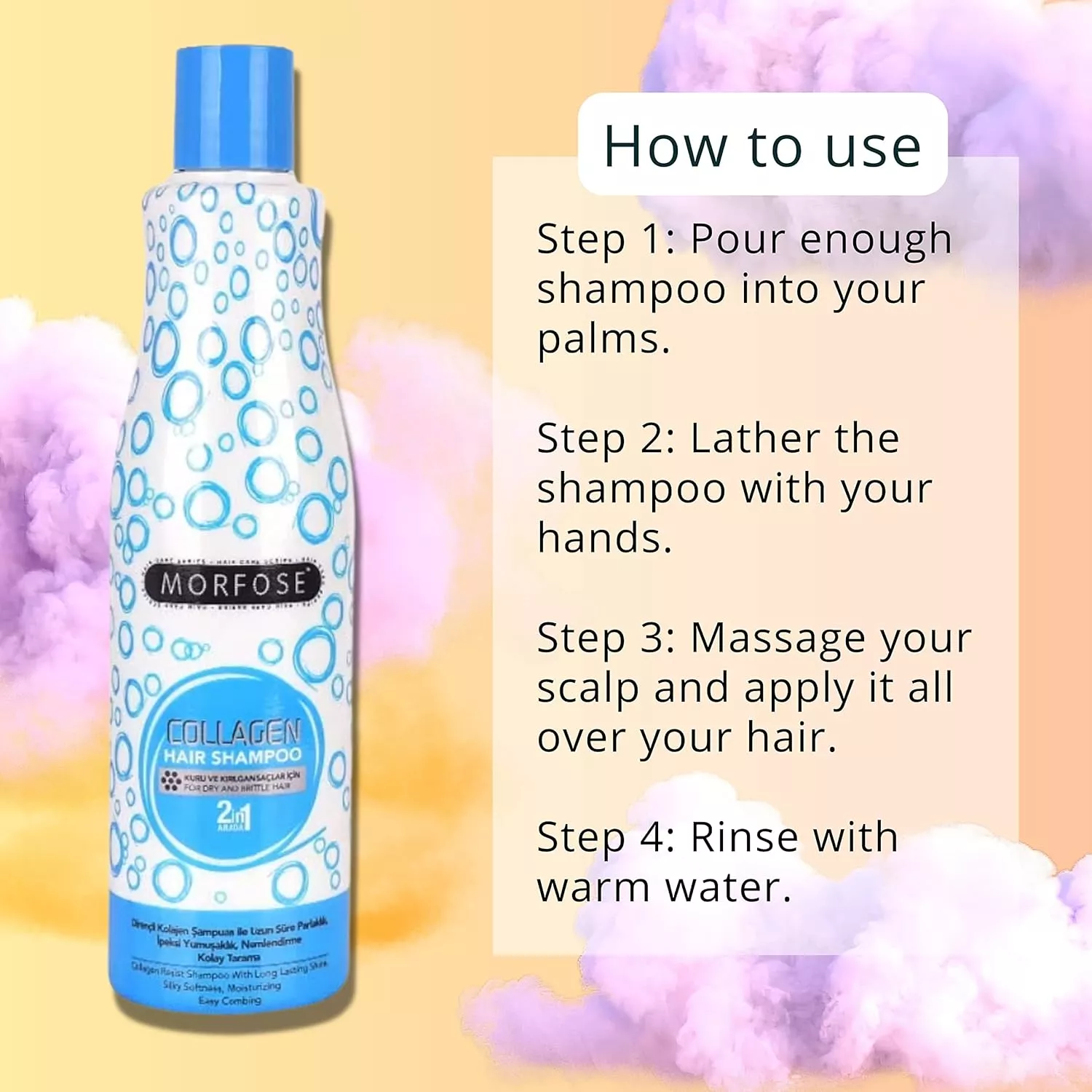 18301 Morfose 2 In 1 Hair Shampoo (Collagen 1000 Ml)_4
