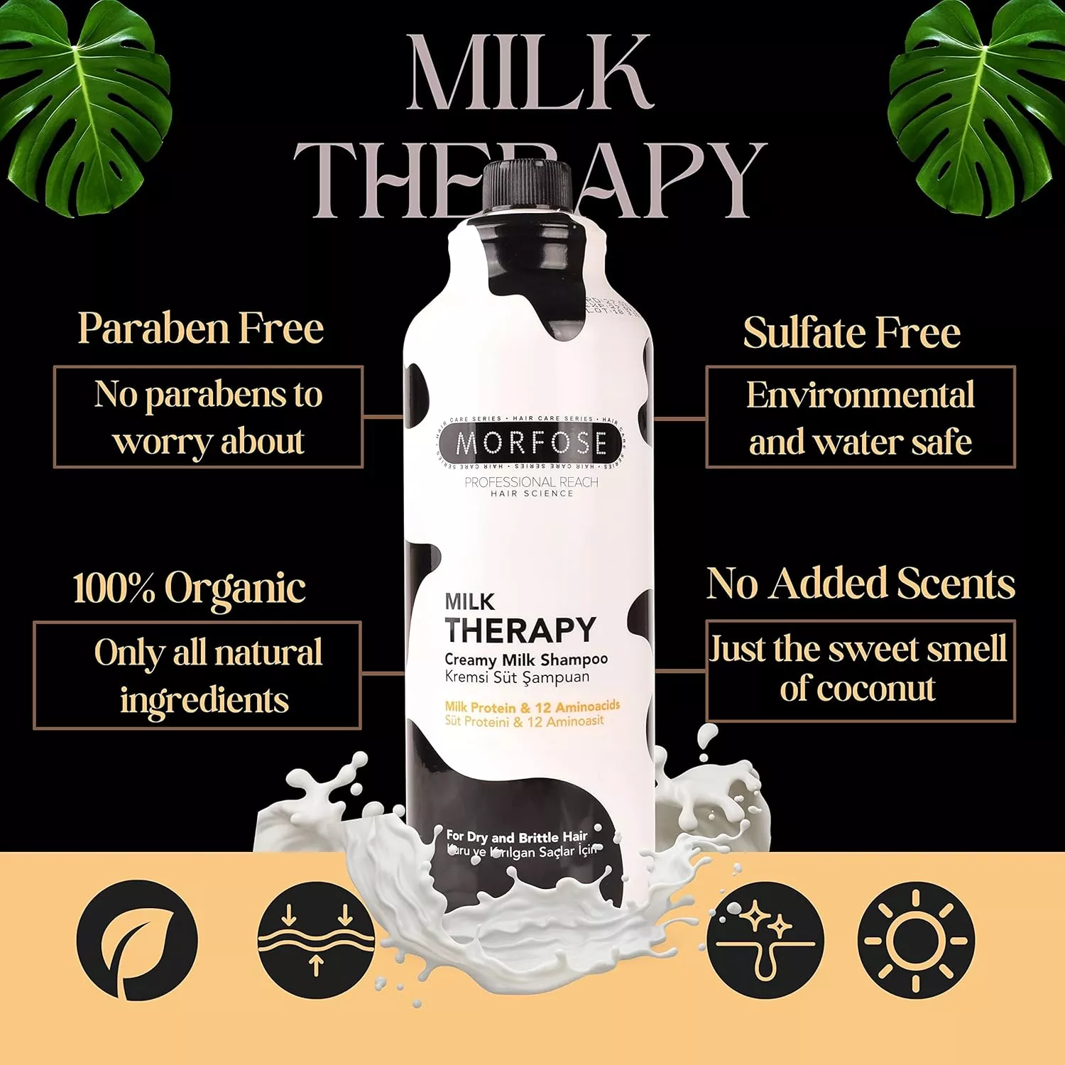 Morfose Creamy Milk Therapy (Shampoo 1000ml)_2