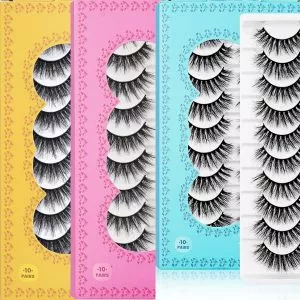 10 Pairs Full Volume Eyelash Set