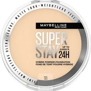 Super Stay 24 Hr Hybrid Powder Foundation (118)