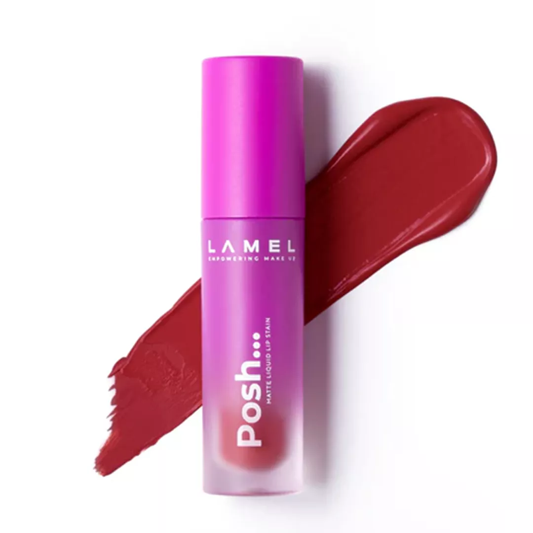 23320 Posh Matte Liquid Lipstick (407 Wine Red)_1