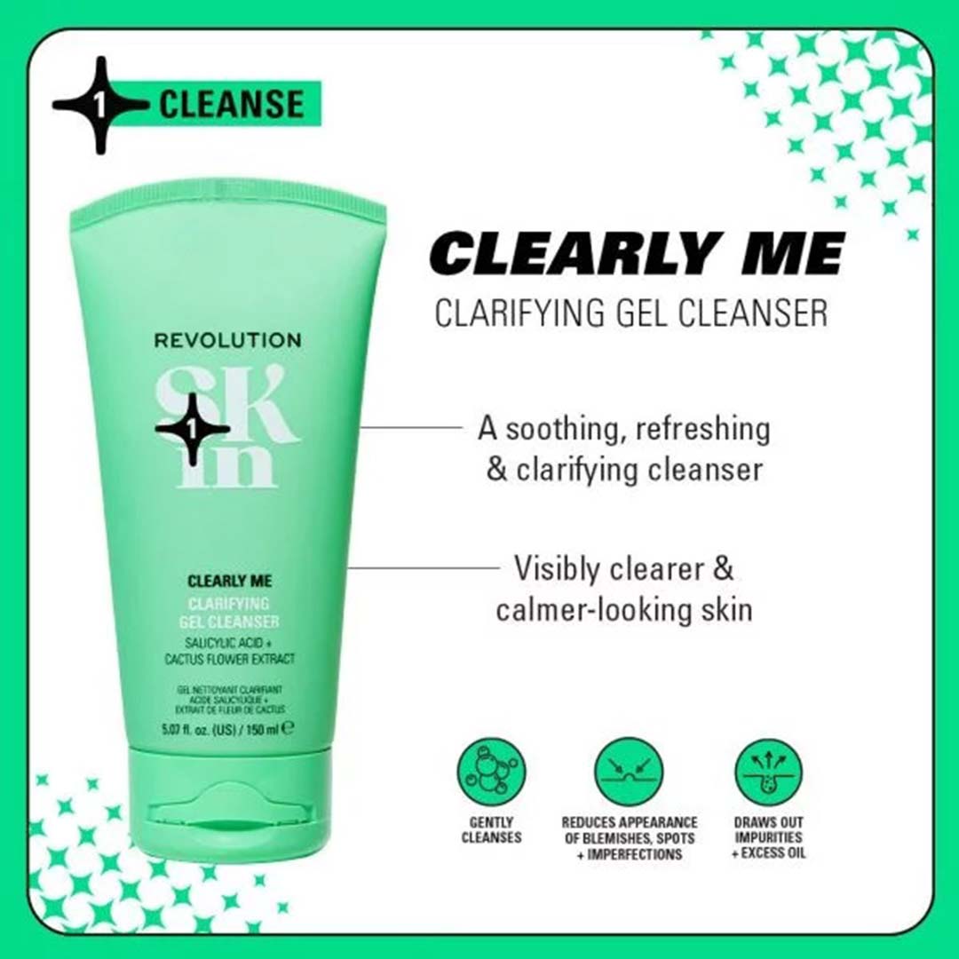 24073 Revolution Skin Clearly Me 2% Salicylic Acid Clarifying Cleansing Gel_2