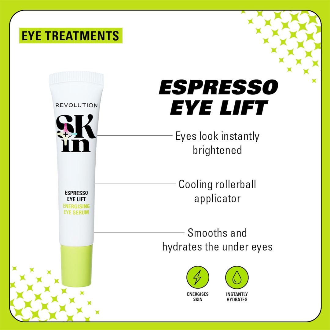 24082 Revolution Skin Espresso Eye Lift 5% Caffeine Energising Eye Serum