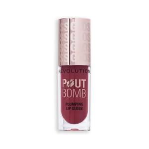 Revolution Pout Bomb Plumping Gloss-Rosewood Rose Pink