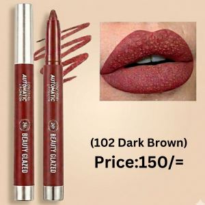 Beauty Glazed Long Stay Automatic Lip Crayon – 102 Dark Brown