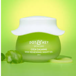 Dot and Key Cica Calming Skin Renewing Night Gel (60 Ml) (Niacinamide And Green Tea)
