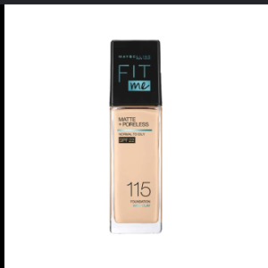 Maybelline  Fit Me Matte + Poreless Foundation (115 Ivory)