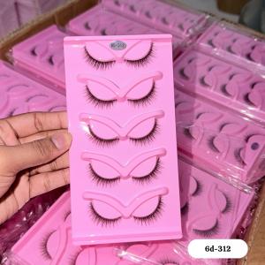 TG Beauty 5 Pair False Eyelashes (6d-312)