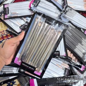 Maange 12 Pcs Eyebrush Set (Ash)