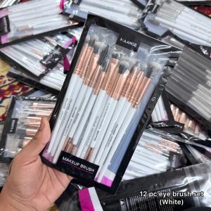 Maange 12 Pcs Eyebrush Set (White)