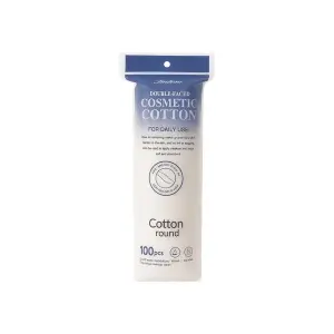 LML Top Double Faced Cotton Pad For Daily Use (Round (100 Pcs) (Sy447))