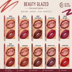 Beauty Glazed Waterproof And Long Lasting Lipliner