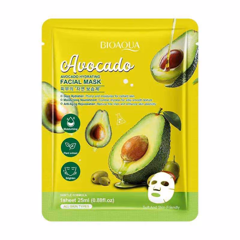 Bioaqua Avocado Hydrating Facial Mask 25 G (Avocado Hydrating)