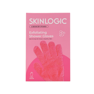Skinlogic	Exfoliating Shower Gloves 1 Pair (Pink)
