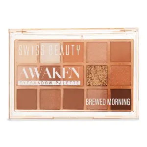 Swiss Beauty Awaken Eyeshadow Palette (Brewed Morning 02)