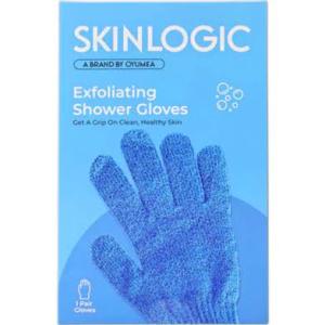 Skinlogic	Exfoliating Shower Gloves 1 Pair (Blue)